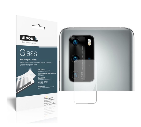 2X Schutzfolie FüR Huawei P40 Pro Kameralinse - Anti-Shock 9H Folie Dipos Glass-image