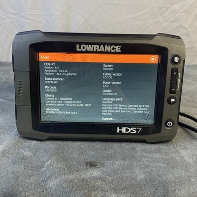 LOWRANCE HDS-7T CHARTPLOTTER BOAT SONAR Head Unit Only