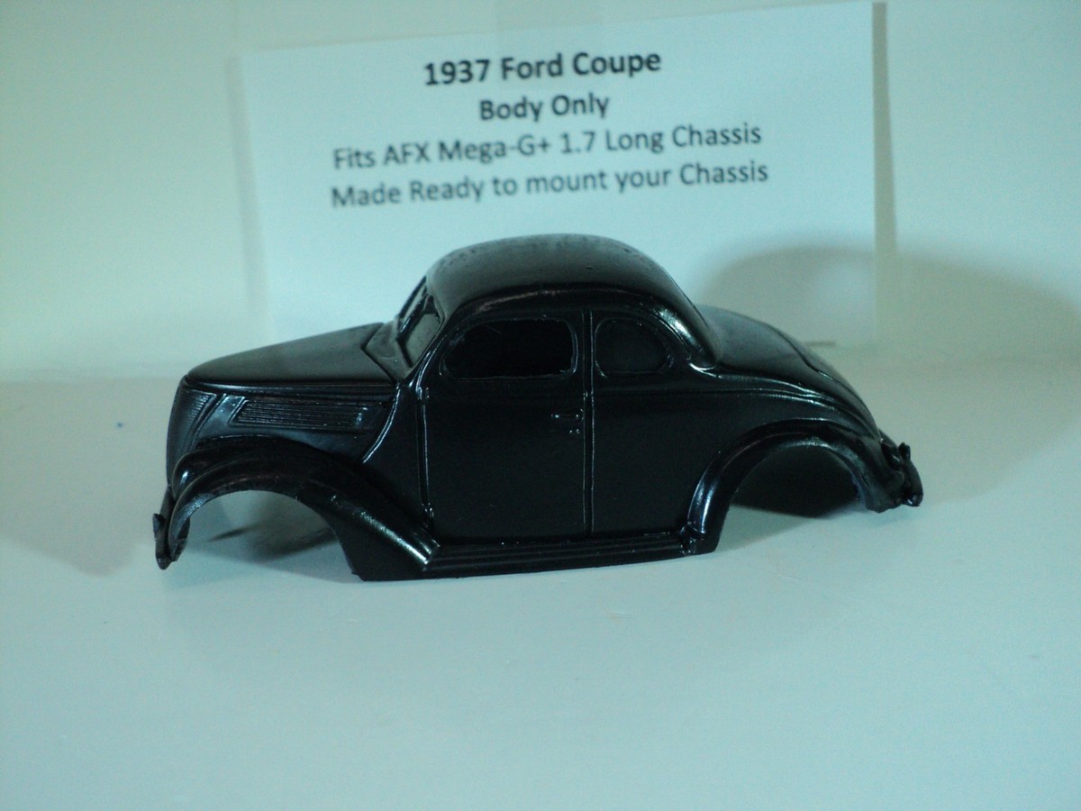 HO scale Slot Car Resin Body 1937 Green Ford Coupe Fits AFX Mega