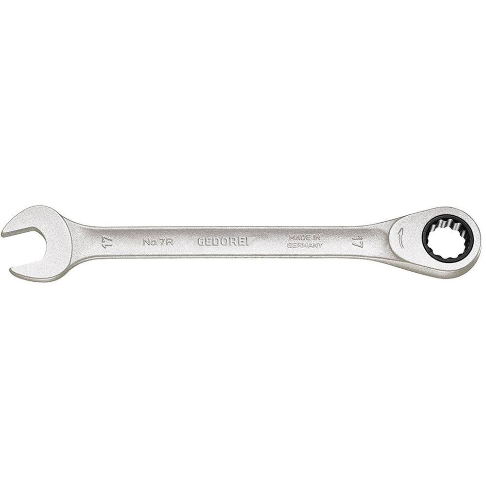 Clé mixte Gedore 7 R 15 de 15 mm avec cliquet réversible pour serrage métrique