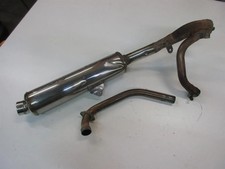 SUZUKI SV 650 S AV Bj.99 AUSPUFF MIT KRÜMMER AUSPUFFENDTOPF ENDTOPF ORIGINAL