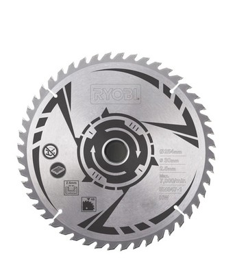 Ryobi SB254T48A1 - Sägeblatt, 48 Zähne TCT, 254 mm