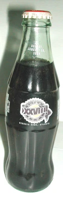 COCA-COLA USA BOUTEILLE VERRE BOTTLE TIME SUPER BOWL XXVIII GEORGIA ATLANTA 1993 - Photo 1/4