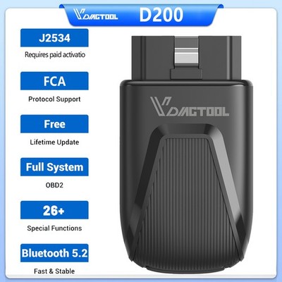 VDIAGTOOL D200 Wireless OBD2 Scanner Bidirectional Free Updates Diagnostic Tool