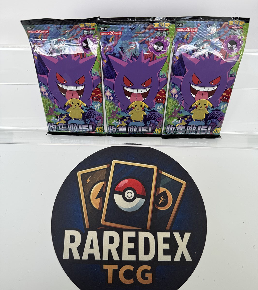 IN STOCK 3 Packs - 60 Card Pokemon TCG S-Chinese Collect 151C