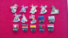 lot de pin's sur la coupe d'Europe 92 de foot