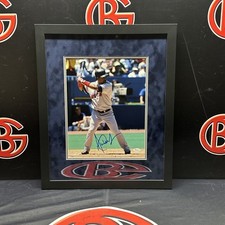 Manny Ramirez Autographed Boston Red Sox Signed Framed 11x14 Photo JSA COA