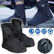 Waterproof Shoe Covers Reusable Boot Overshoe Outdoor Travel Rain Snow Protector