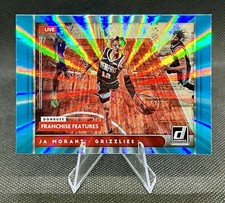 2021-22 Panini Donruss Ja Morant Franchise Features Holo Teal Laser #4