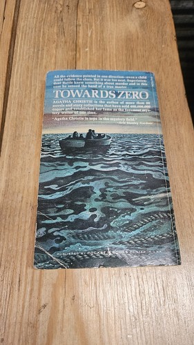 TOWARDS ZERO Agatha Christie 1971 Vintage Pocket Book Paperback - Picture 2 of 5