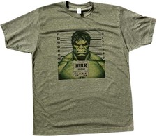 Mens Hulk T-shirt mugshot  incredible hulk Ma...