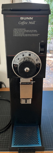 BUNN G3 HD Coffee Grinder Burr Mill 22100.0000 120V Free Same Day Shipping UPS