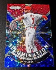 2021 Panini Prizm Illumination Blue Donut Circle /199 Jo Adell #IL-1 