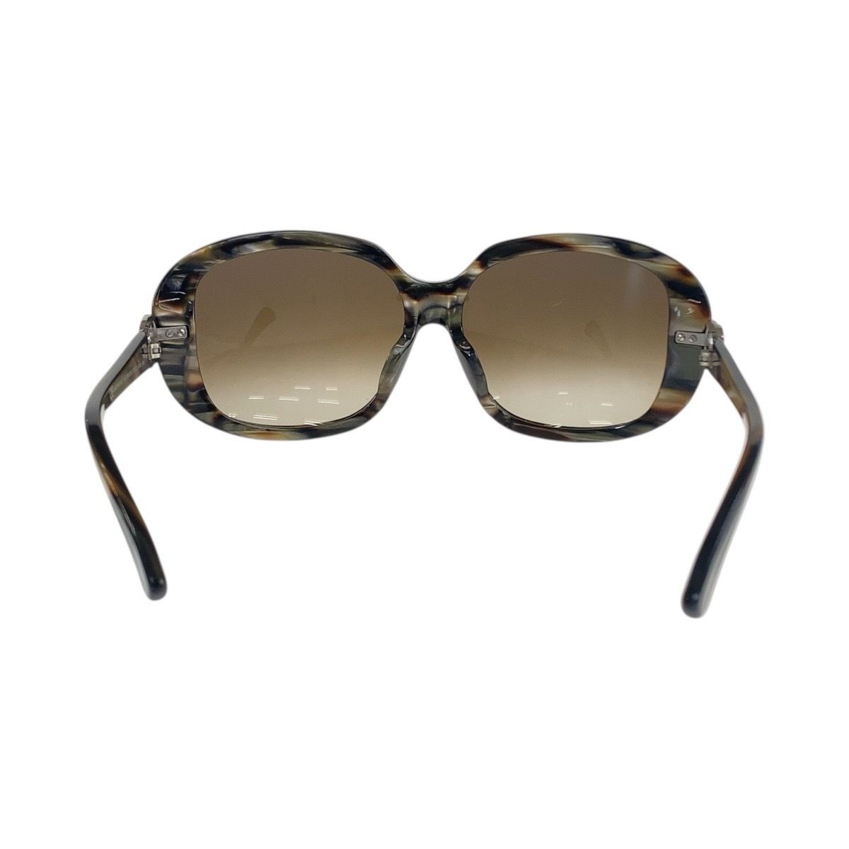 Gucci Interlocking Marble Sunglasses Silver Brown… - image 4