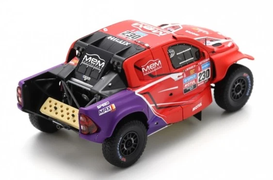 SPARK - TOYOTA HILUX #230 3° Rallye Dakar 2023 L.MORAES-T.GOTTSCHALK - 1/43 -... - Immagine 3 di 3