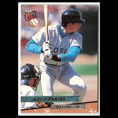 Monty Fariss #374 1993 Fleer Ultra Florida Marlins Baseball Card MLB NM