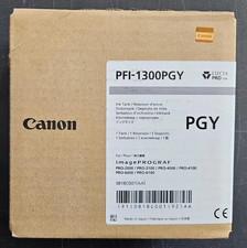 Canon PFI-1300PGY 330ml Ink Tank for Select imagePROGRAF PRO Series NEW-OEM