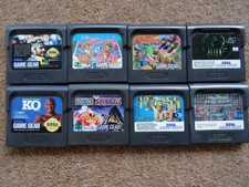 Sega Game Gear Games Bundle X8