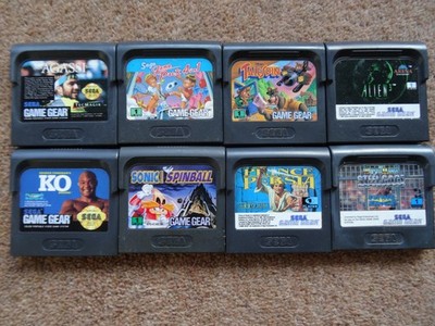Sega Game Gear Spiele Bundle X8