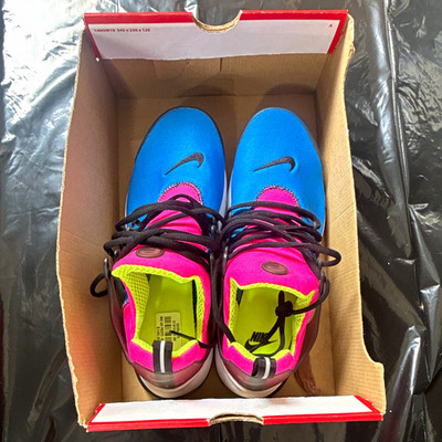 Nike Air Presto Men's Low Top Lace-Up Sneakers Colorblock Blue Pink Rubber