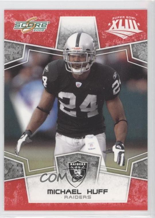 2008 Score Factory Set Red Michael Huff #237 0b6