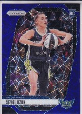 2024 Panini Prizm WNBA #92 Sevgi Uzun Blue Velocity Prizms