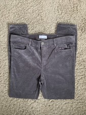 Made and Loved LOFT size 29/8 gray fine wale modern skinny corduroy pants