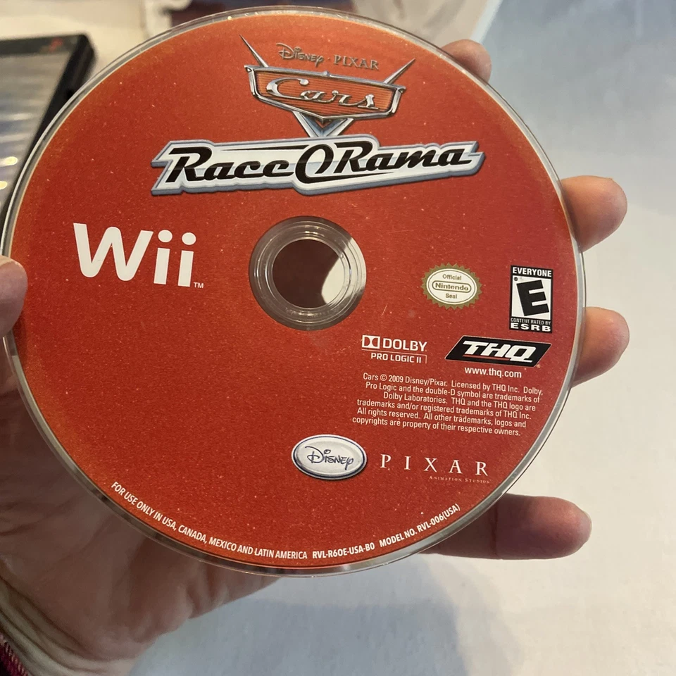 Cars Race-O-Rama (Nintendo Wii, 2007) Completo en Caja Disney Pixar Sin Rueda Wii Foto 4 de 4