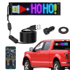 NEU Auto Display Laufschrift Werbung Reklame Lauftext Scrollen Display Flexibel