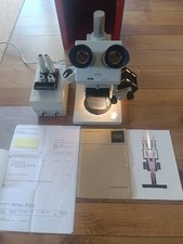 Stereomikroskop Karl Zeiss Jena Modell: GSM mit original Historie und Rechnung