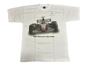 T-shirt Vintage West McLaren Mercedes F1 David Coulthard - Taille L, Multicolore, Neuf Avec étiquettes