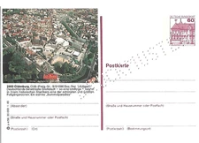 P 138 Bildpostkarte Imprimer Échantillon 60 Pfennig B & S Oldenburg p4 /