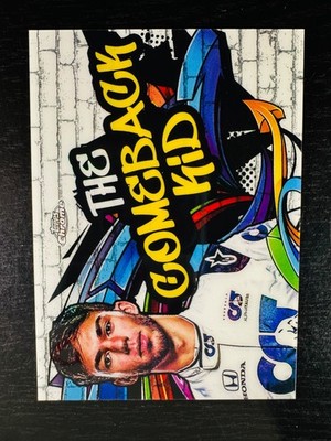 2020 Pierre Gasly Track Tags Topps Chrome #TT-8 F1 Formula 1