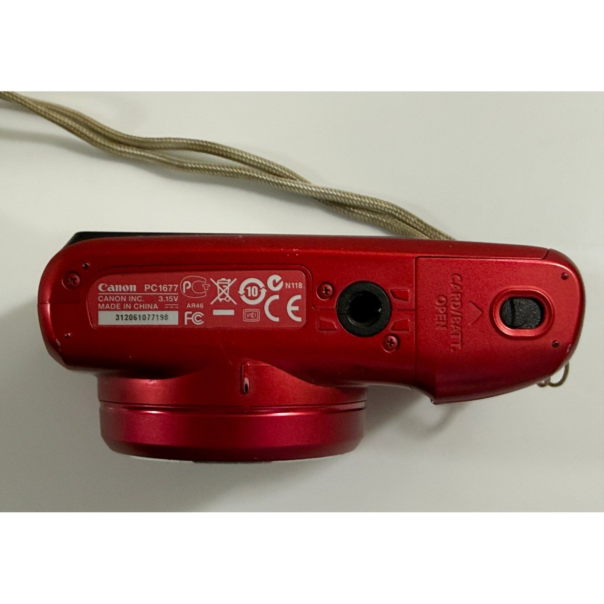 Canon PowerShot SX150 IS Digital Camera Red 14.1MP 12x Zoom HD