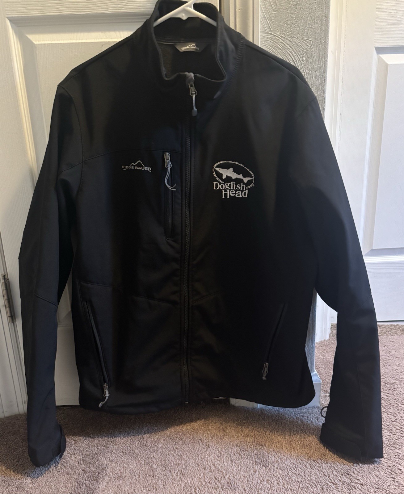 Eddie Bauer Soft Shell Jacket with a Dogfish Head… - image 5