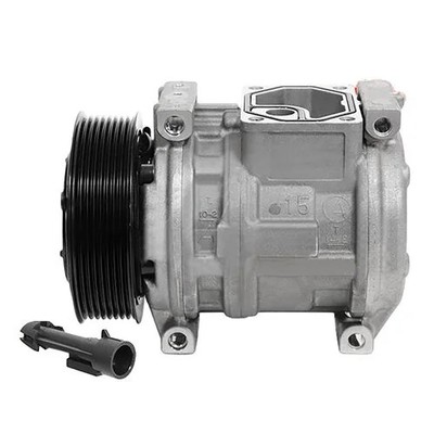 Air Conditioning Compressor - 12V Denso 10PA15C fits John Deere 7520 AL155836