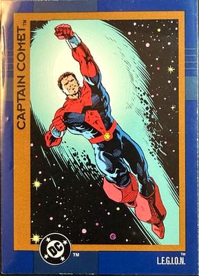 1993 SkyBox DC Cosmic Teams Trading Card #81   Captain Comet 