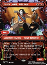 Casey Jones, Vigilante (0235) (Showcase) Magic TMT 235 Foil NM R Teenage Muta...