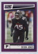 2022 Score Purple Deion Jones #37 11gl