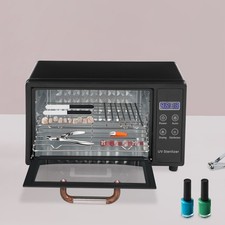 Multi-Functional Tabletop Nail Tool Sterilizer Drying Box Nail Cleaner Box 160W
