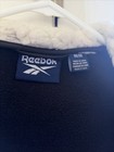 Reebok Medium Black Jacket With Silver Hardware And Fleece Lining — photo 2