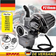 PZ 19mm Vergaser mit Luftfilter für Chinesische 50c-125ccm Dirt Bike ATV Scooter
