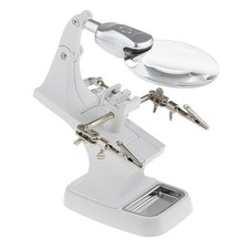 Image of Helping Hand Tool 3X 4.5X Magnifying Glass LED
