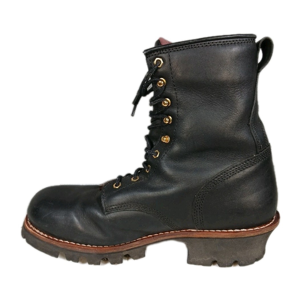 Chippewa Paladin Boots Men's 13 W Electrical Safety Hazard Oiled Steel Toe Black