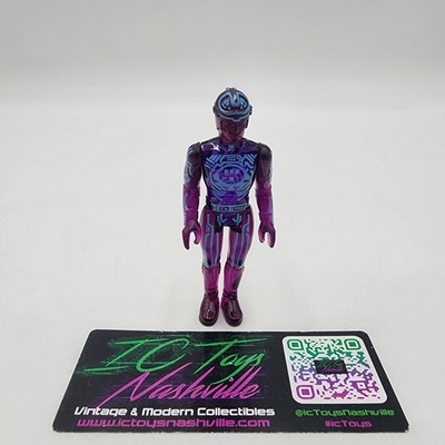 Vintage Original Tomy TRON Purple Action Figure 1981 No Disk
