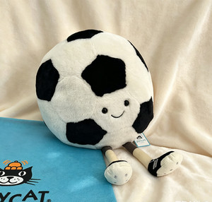 Jellycat Amuseable Soccer Ball Plush NWT Gift for Boys/Soccer Fans