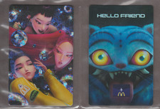 McDonald  s x KPop Demon Hunters Huntr/X Holo Uncommon Card  Code Card unused 