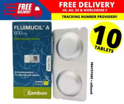 Fluimucil A 600mg Effervescent Tablet 10s Clear Phlegm Relief Cough