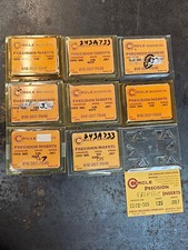 Qty 10 Circle CDCD-505 CDCD040102 818-357-7046 .007" Radius C25 Carbide Inserts