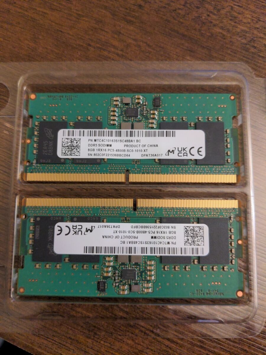DDR5 2×16GB crucial Crucial - DDR5 - kit - 32 GB: 2 x 16 GB - SO-DIMM 262-pin / PC5